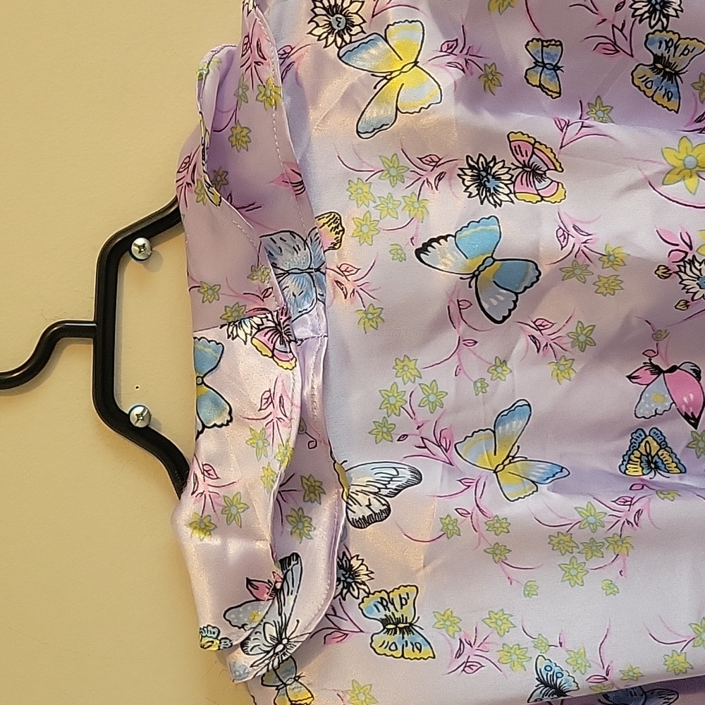 Vintage Butterfly Print Robe - Picture 3 of 7